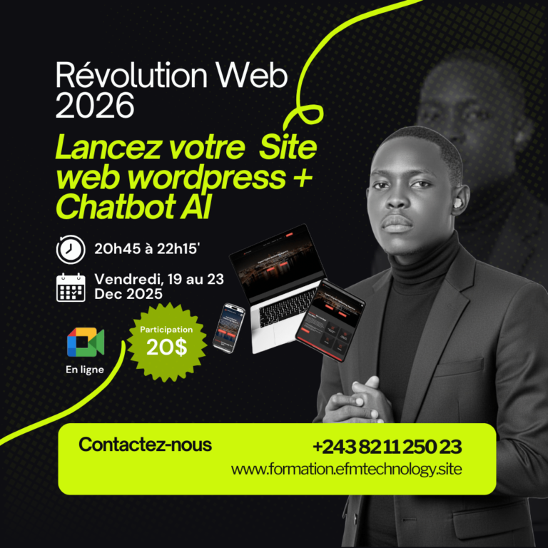 Protégé : Création de site web avec wordpress